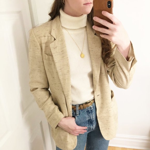 Stunning Parisian Vintage Angora Wool Turtleneck Sweater Vest - Made in Italy - Picture 9 of 9